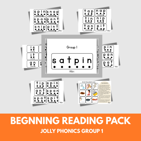 Beginning Reading Pack – Jolly Phonics Group 1
