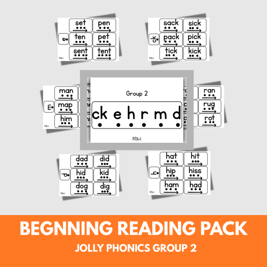 Beginning Reading Pack – Jolly Phonics Group 2