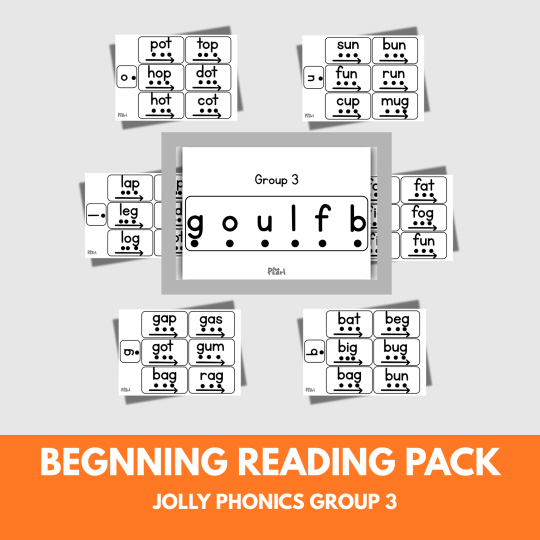 Beginning Reading Pack – Jolly Phonics Group 3