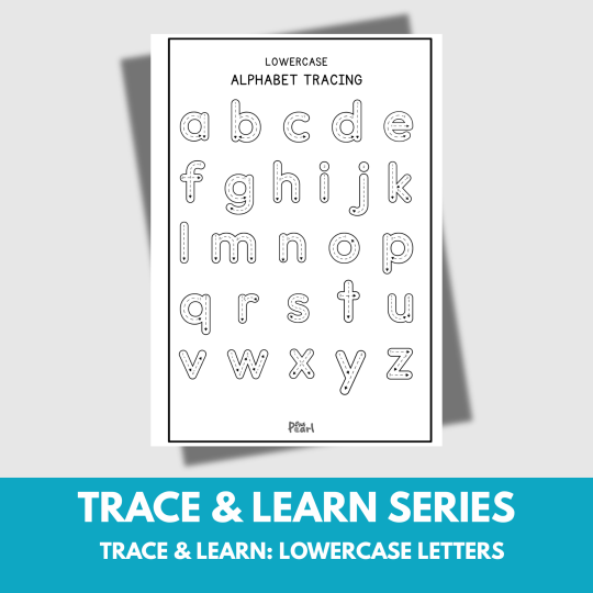 Trace & Learn: Lowercase Letters