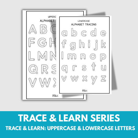 Trace & Learn: Uppercase & Lowercase Letters
